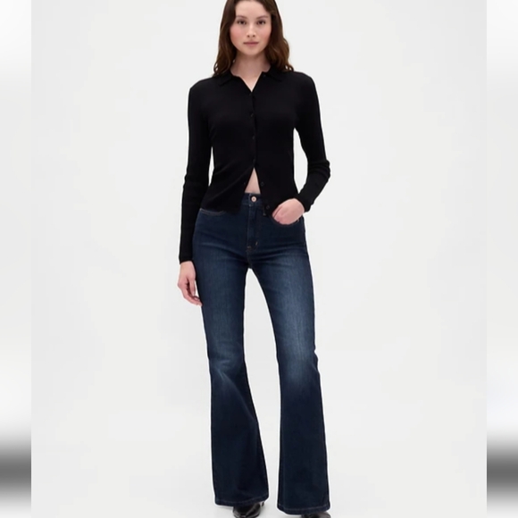 High-Rise 70s Flare Jeans 26W - Picture 1 of 12